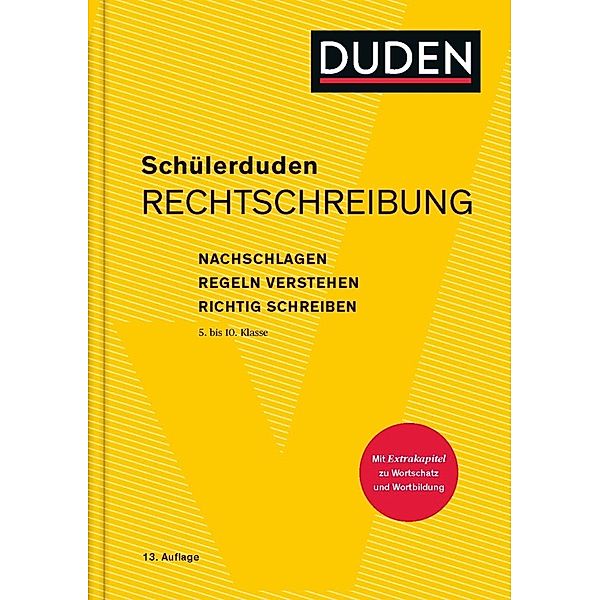 Schülerduden Rechtschreibung (gebunden), Schülerduden Rechtschreibung