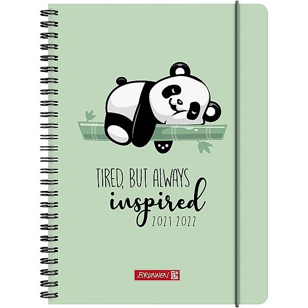 Schülerkalender 2021/2022 (18 Monate) Panda, A5