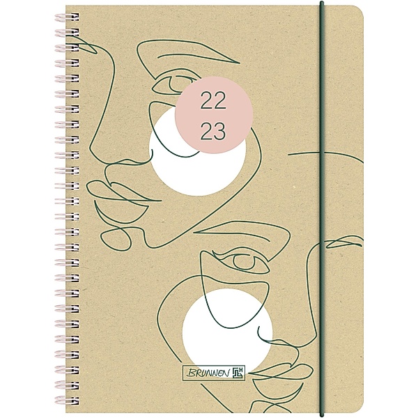 Schülerkalender 2022/2023 Faces, A5, Hardcover-Einband
