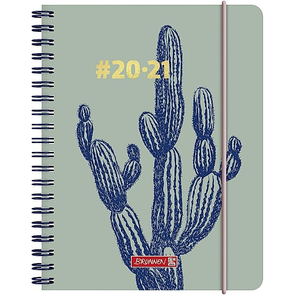 Schülerkalender #Harmony, Cactus, A6, 2020/2021, PP-Einband