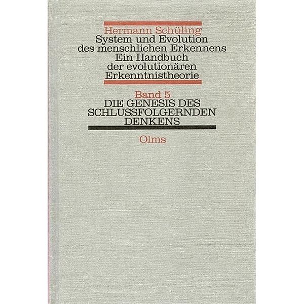 Schüling, H: System und Evolution des menschlichen Erkennens, Hermann Schüling