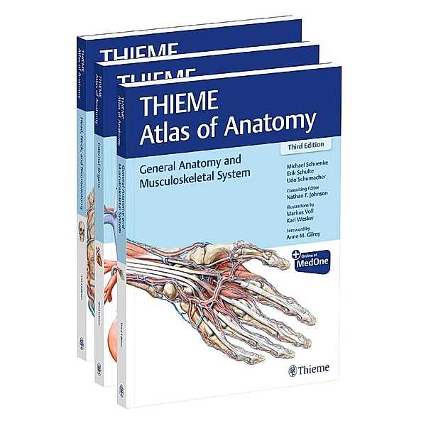 Schuenke, Atlas of Anatomy, 3e, 3-Volume Set, Michael Schünke, Erik Schulte, Udo Schumacher