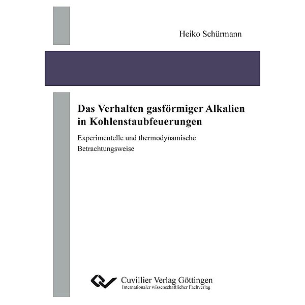 Schürmann, H: Verhalten gasförmiger Alkalien in Kohlenstaubf, Heiko Schürmann
