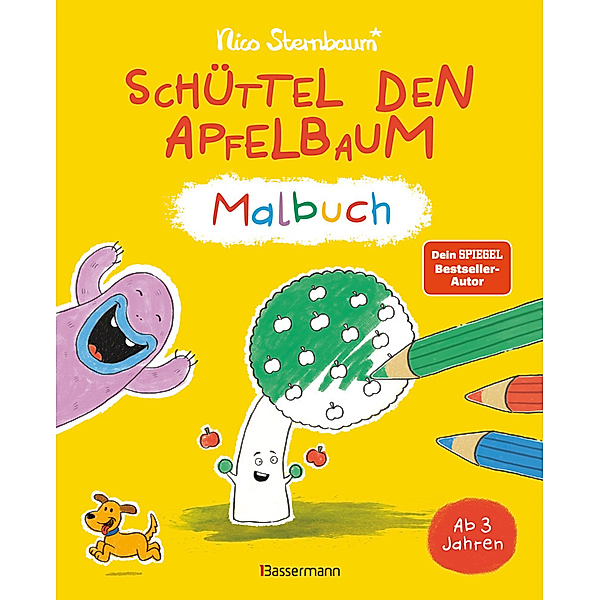 Schüttel den Apfelbaum - Malbuch, Nico Sternbaum