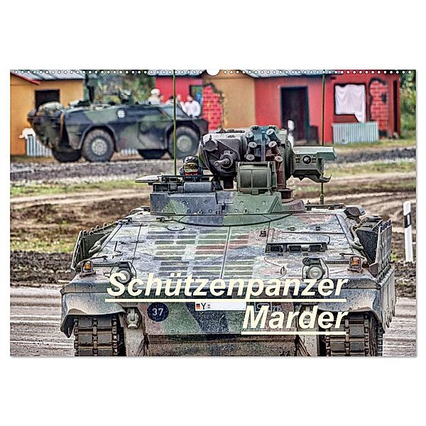 Schützenpanzer Marder (Wandkalender 2024 DIN A2 quer), CALVENDO Monatskalender, Hoschie-Media