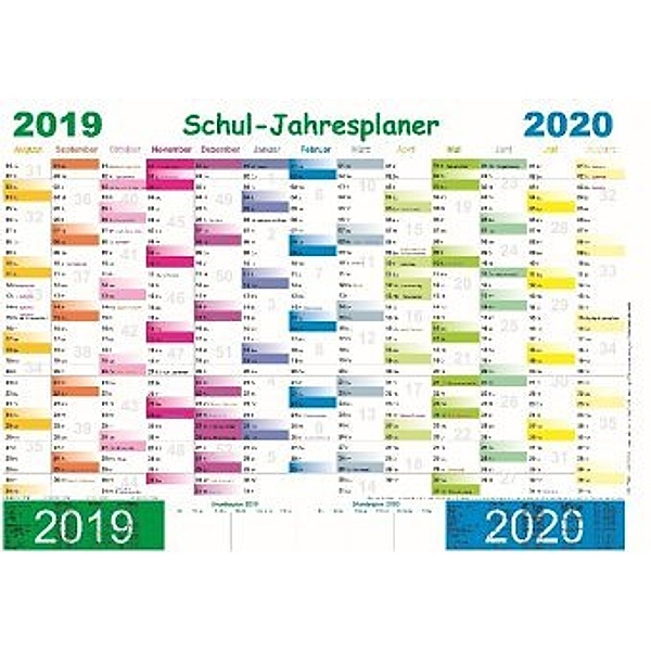 Schul-Jahresplaner 2019/2020, E&Z-Verlag GmbH