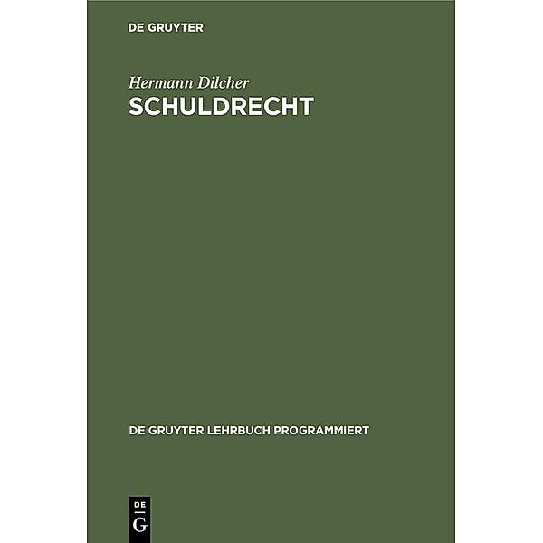Schuldrecht, Hermann Dilcher