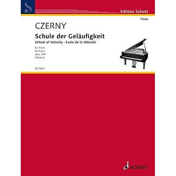 Schule der Geläufigkeit op.299, für Klavier, Carl Czerny