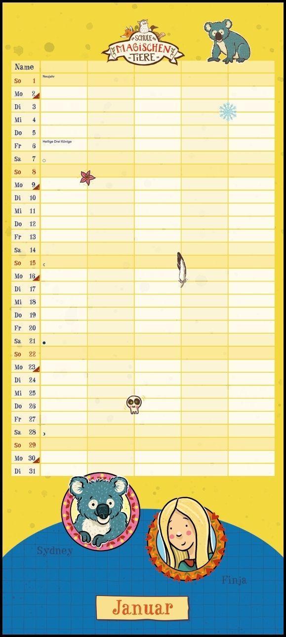 Business & Industrie A4 Familienkalender 2020 Tiere DIN A4 Jahresplaner Kalender  Wandkalender Kinder Papier, Büro & Schreibwaren €19.8