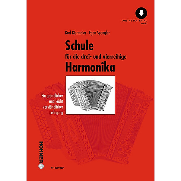 Schule für die drei- und vierreihige Steirische Harmonika, Karl Kiermaier, Egon Spengler
