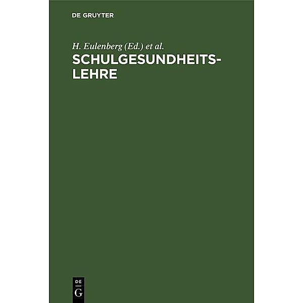 Schulgesundheitslehre