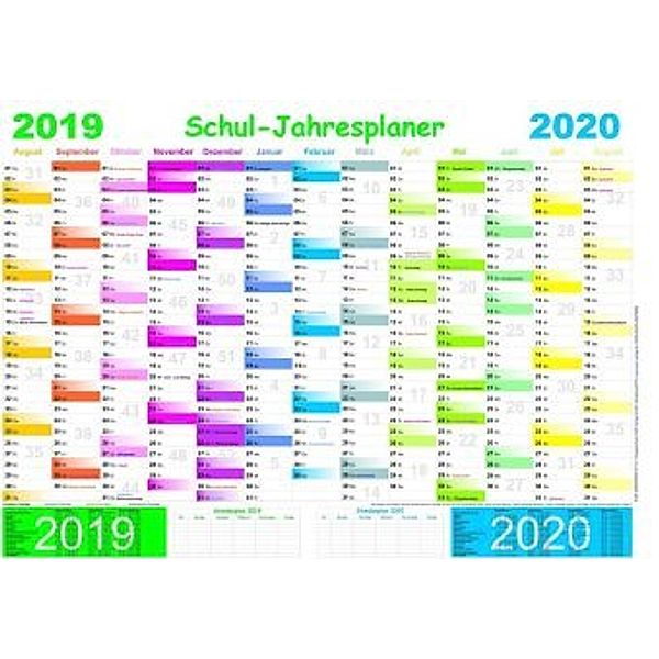 Schuljahresplaner 2019/2020, E&Z-Verlag GmbH