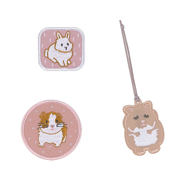 Lässig Schulranzen-Patches CUDDLY PET 3er-Set