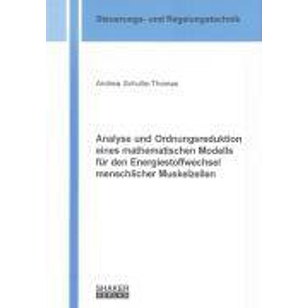 Schulte-Thomas, A: Analyse und Ordnungsreduktion eines mathe, Andrea Schulte-Thomas