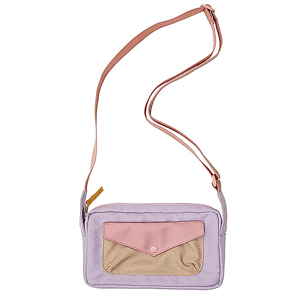 FABELAB Schultertasche CHIC (24x14) in lila/old rosa