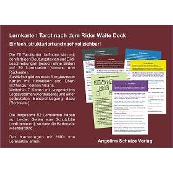 Schulze, A: Lernkarten Tarot nach dem Rider Waite Deck, Angelina Schulze