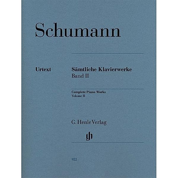 Schumann, R: Sämtliche Klavierwerke 2/Kt, Robert Schumann