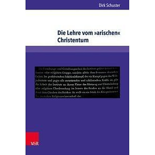 Schuster, D: Lehre vom »arischen« Christentum, Dirk Schuster