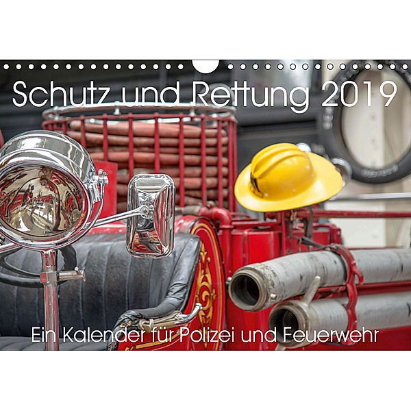 Schutz und Rettung 2019. Ein Kalender f?r Polizei und Feuerwehr (Wandkalender 2019 DIN A4 quer), Steffani Lehmann