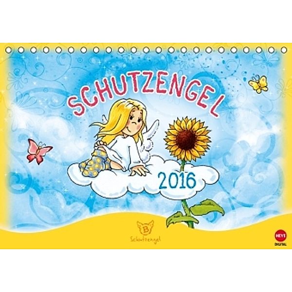 Schutzengel Kalender (Tischkalender 2016 DIN A5 quer), Studio B