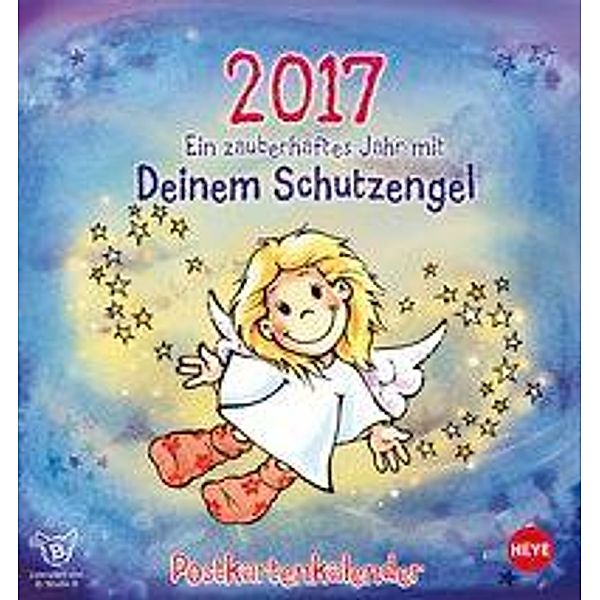 Schutzengel Postkartenkalender 2017