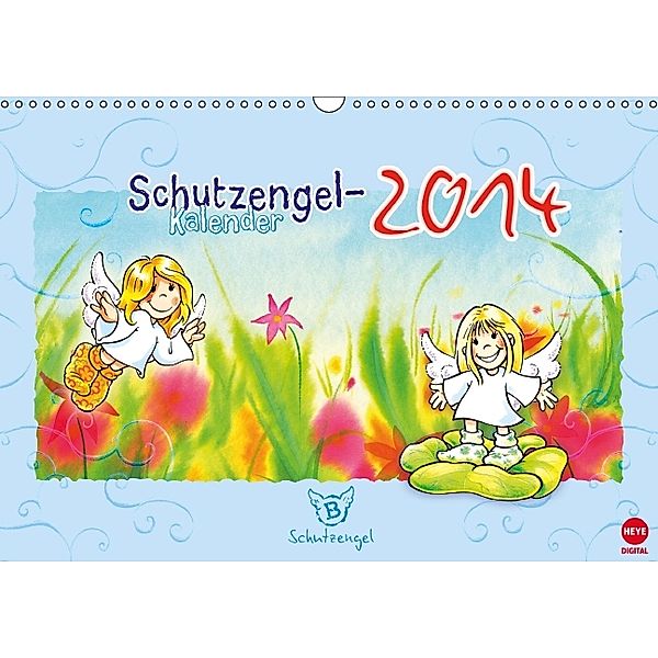 Schutzengelkalender 2014 (Wandkalender 2014 DIN A3 quer), Studio B - Heye Digital