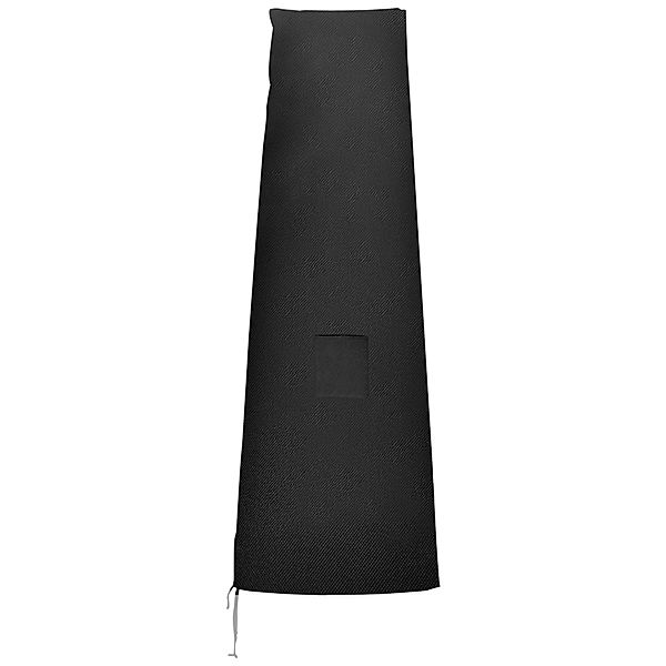 Schutzhülle für Sonnenschirm mit Reißverschluss schwarz (Farbe: schwarz)