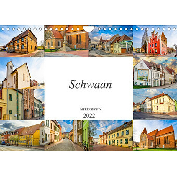 Schwaan Impressionen (Wandkalender 2022 DIN A4 quer), Dirk Meutzner