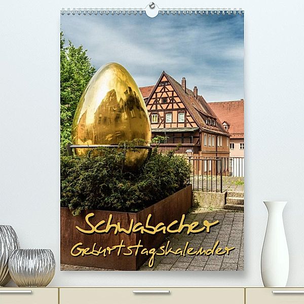 Schwabach Geburtstagskalender (Premium, hochwertiger DIN A2 Wandkalender 2023, Kunstdruck in Hochglanz), Thomas Klinder