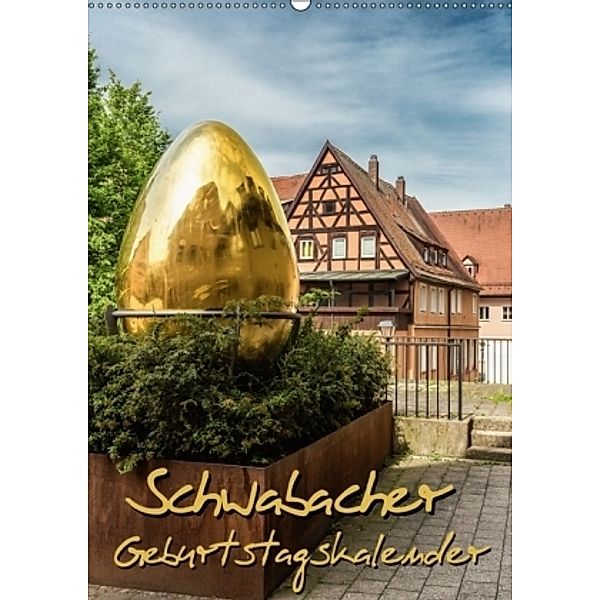 Schwabach Geburtstagskalender (Wandkalender 2017 DIN A2 hoch), Thomas Klinder