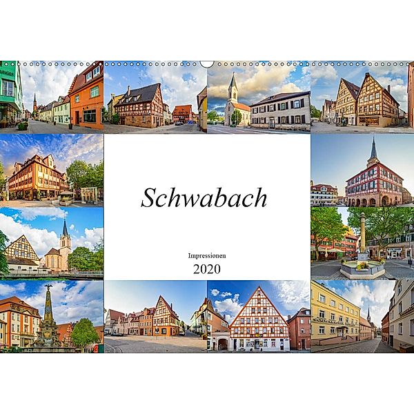 Schwabach Impressionen (Wandkalender 2020 DIN A2 quer), Dirk Meutzner