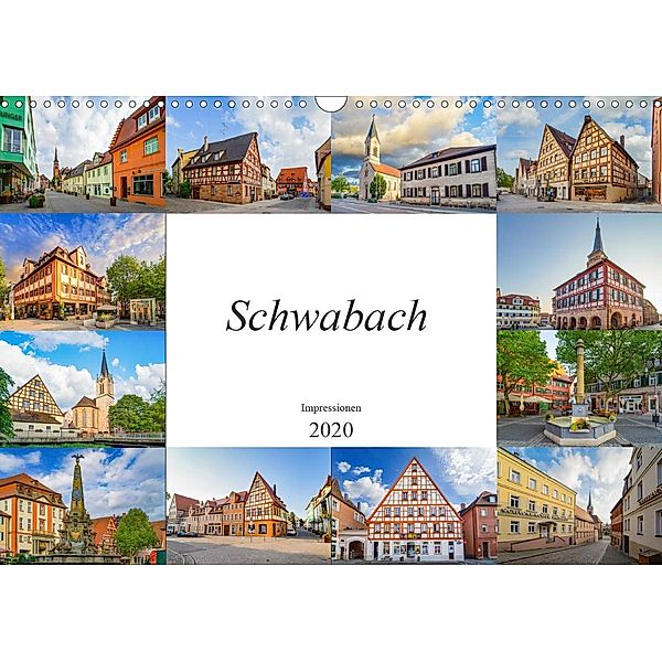 Schwabach Impressionen (Wandkalender 2020 DIN A3 quer), Dirk Meutzner