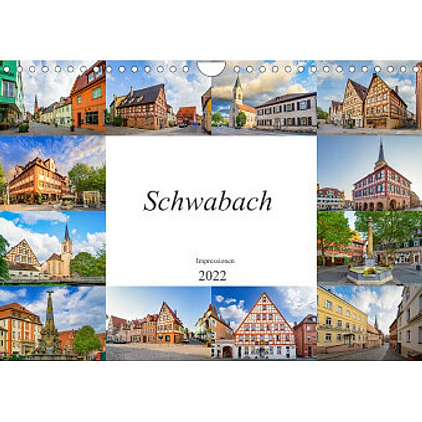 Schwabach Impressionen (Wandkalender 2022 DIN A4 quer), Dirk Meutzner