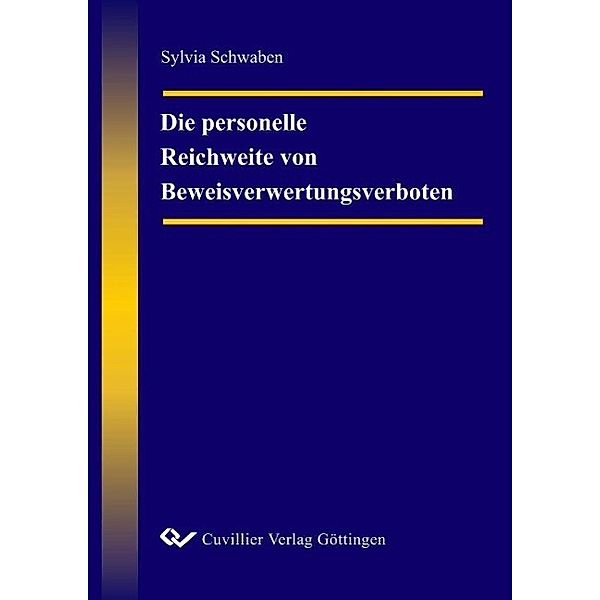 Schwaben, S: Die personelle Reichweite von Beweisverwertungs, Sylvia Schwaben