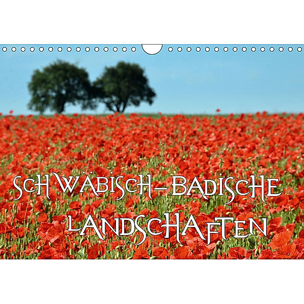 SCHWÄBISCH-BADISCHE LANDSCHAFTEN (Wandkalender 2019 DIN A4 quer), Simone Mathias