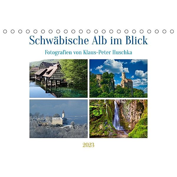 Schwäbische Alb im Blick (Tischkalender 2023 DIN A5 quer), Klaus-Peter Huschka