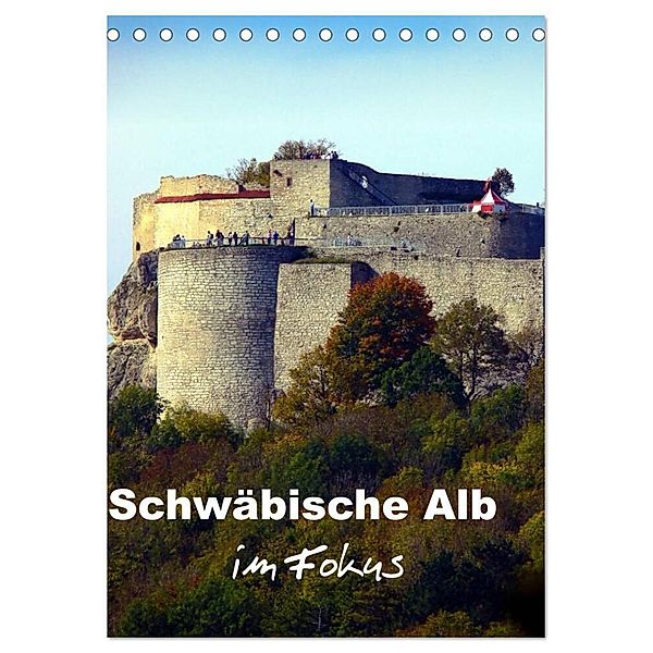 Schwäbische Alb im Fokus (Tischkalender 2024 DIN A5 hoch), CALVENDO Monatskalender, Klaus-Peter Huschka