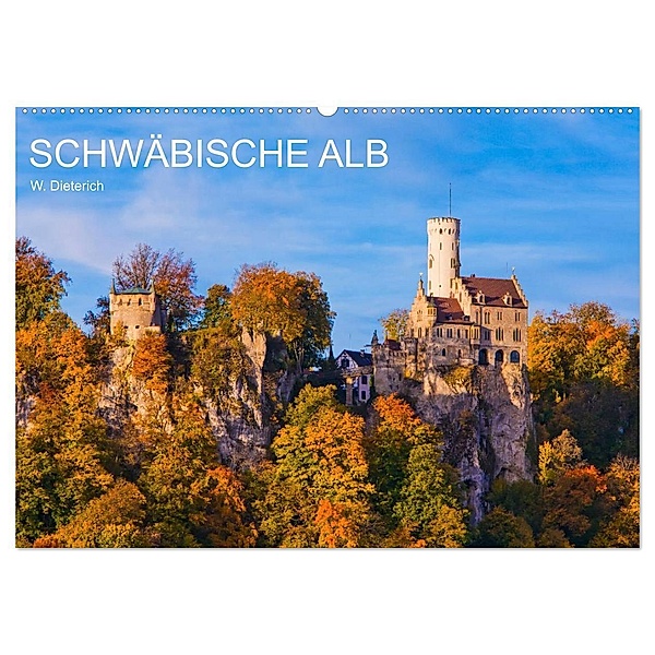 SCHWÄBISCHE ALB W.Dieterich (Wandkalender 2024 DIN A2 quer), CALVENDO Monatskalender, Werner Dieterich