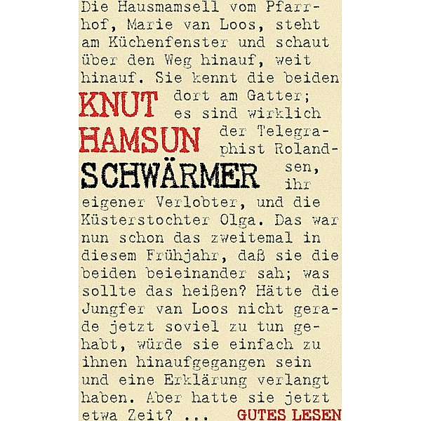 Schwärmer, Knut Hamsun