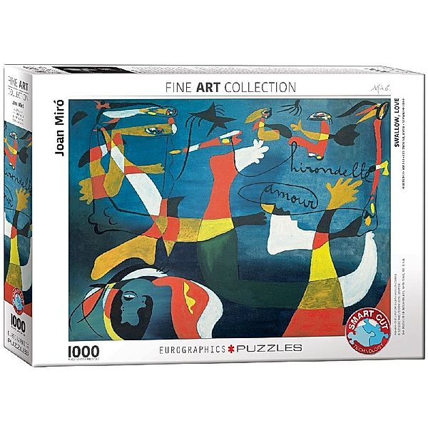 Eurographics Schwalbe Liebe von Joan Miró 1000 Teile