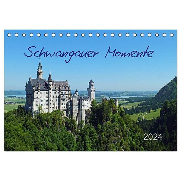 Schwangauer Momente (Tischkalender 2024 DIN A5 quer), CALVENDO Monatskalender, Holger Felix