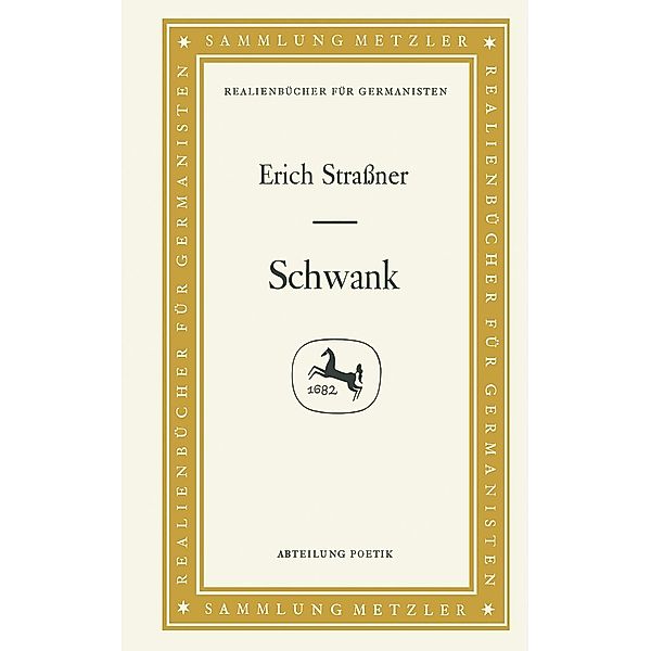 Schwank / Sammlung Metzler, Erich Straßner