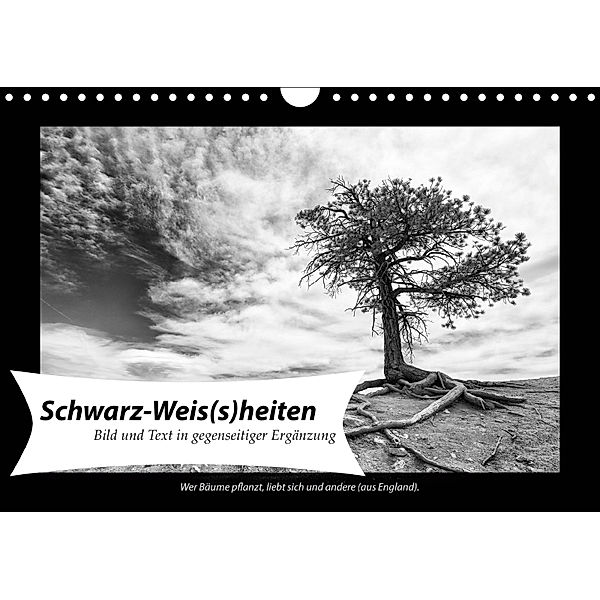 Schwarz-Weis(s)heiten (Wandkalender 2019 DIN A4 quer), Andreas Klesse