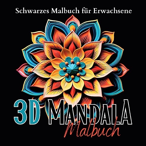 Schwarzes Mandala Malbuch für Erwachsene., Lucy´s Schwarze Malbücher