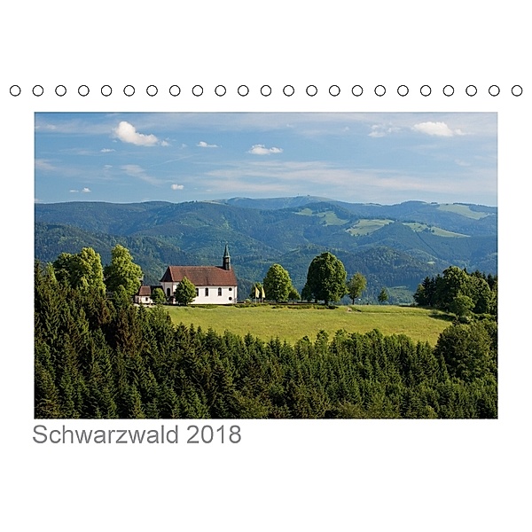 Schwarzwald 2018 (Tischkalender 2018 DIN A5 quer), kalender365.com