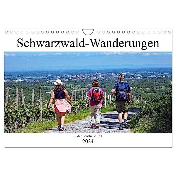 Schwarzwald-Wanderungen (Wandkalender 2024 DIN A4 quer), CALVENDO Monatskalender, Klaus Eppele
