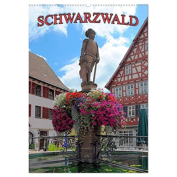 Schwarzwald (Wandkalender 2024 DIN A2 hoch), CALVENDO Monatskalender, Bildagentur Geduldig