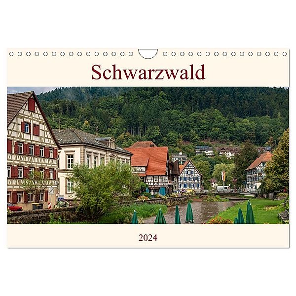 Schwarzwald (Wandkalender 2024 DIN A4 quer), CALVENDO Monatskalender, Heinz Pompsch