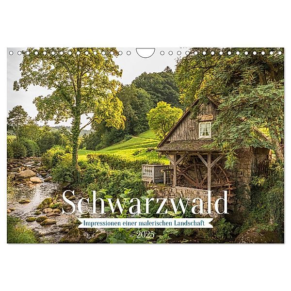 Schwarzwald (Wandkalender 2025 DIN A4 quer), CALVENDO Monatskalender, Calvendo, Conny Pokorny