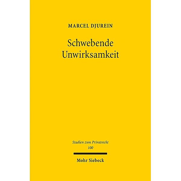 Schwebende Unwirksamkeit, Marcel Djurein